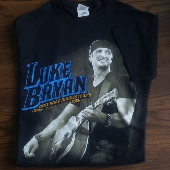 Luke Bryan Vintage 2013 Tour Shirt - Picture 1 of 3